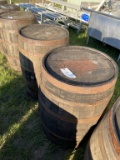 (2) Whiskey Barrels