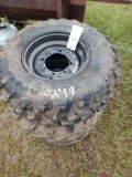 (2) 26x11x12 Atv Tires & Wheels