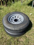 (2) 235/80/r16 Tire & 8 Lug Rims