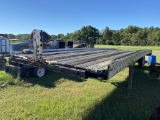 28ft Fifth Wheel Flatbed Trailer