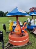 Merry Go Round Fish & Ducks Coin Operated Ride