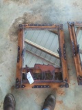 Rustic Horse W/cross Mirror