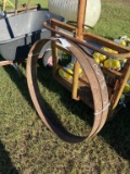 (2) Wagon Wheels