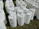 (10) 15 Gallon Plastic Drums