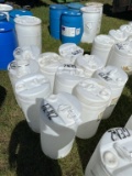 (10) 15 Gallon Plastic Drums