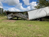 (off Site) 53ft Salvage Semi Dry Box Trailer