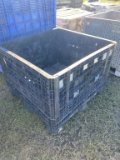 4ft Black Plastic Crate