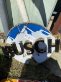 Metal Busch Sign