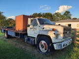 (off Site) Ford F700 Flatbed Truck