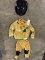 3 Pc Kids Fireman Suit