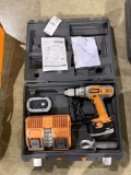 Ridgid Cordless Hammer Drill Set