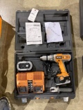 Ridgid Cordless Hammer Drill Set