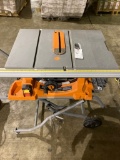 Ridgid 10in Table Saw With Stand