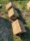 (3) Wood Bird Nesting Boxes