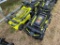 (2) Ryobi 40v Elecric Mowers