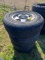 (4) Tires - 235 75 15 & Rims