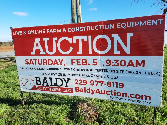 February 5th-Farm & Construction Equipment Auction