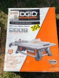 Ridgid 7in Table Top Wet Tile Saw