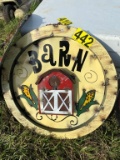 Round Barn Sign