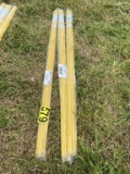 (36) 48in Yellow Reflective Rods