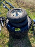 Tires - (2) Wheelbarrow Tires, (2) 25 X 9-12