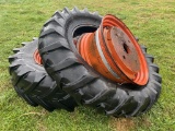 (2) Kubota 18.4x38 Tractor Tires And Rims