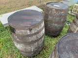 (2) Whiskey Barrels