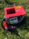 (new) Red Diesel Pump W/ Meter