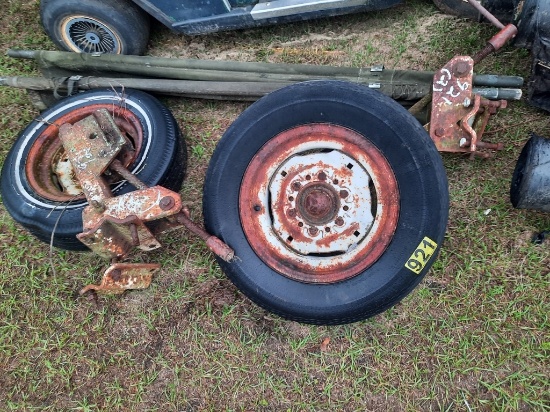 Tail Wheels, Tires, Rims And Brackets