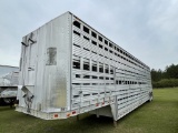 8 X 48' Barrett Aluminum Gooseneck Livestock