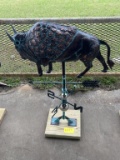 Buffalo  Copper Weather Vane