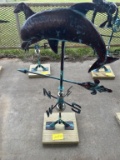 Dolphine  Copper Weather Vane