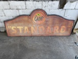 6ft Esso Standard Metal Sign