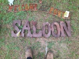 40 Inch Saloon Metal Sign