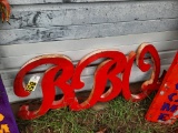 4ft Red Bbq Sign