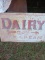 Metal Vintage Look Dairy Milk Cream Sign