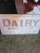 Metal Vintage Look Dairy Milk Cream Sign