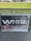 White Outdoor Power Sign