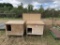 7 Pen Heavy Duty Dog Kennel System & 3 Dog Houses
