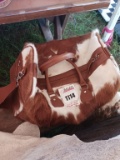 Large Cowhide Duffle Bag (unused)