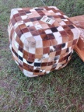 Cowhide Ottoman