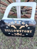 Dutton Ranch Yellowstone Metal Truck Sign