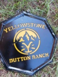 12in Yellowstone Dutton Ranch Sign