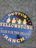 24in Yellowstone Dutton Ranch Sign