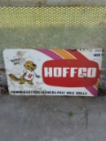 Hoffco Porcelain Old Stock Sign