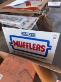 Vintage Walker Mufflers Porcelain Sign