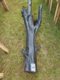 8' Natural Black Painted Cypress Roosting Perch