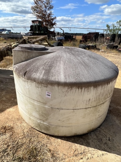 Round Poly Tank, 1100gal