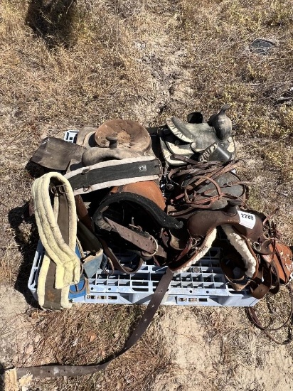 3 Horse Saddles