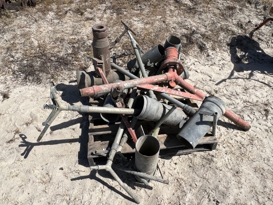 5 Irrigation Sprinklers And 6in Fittings